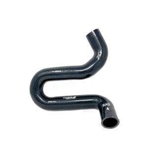 Ford Mustang Radiator Hose Kit - Torque Solution - Silicone / OEM Oil Cooler Delete - Black - `15-`27